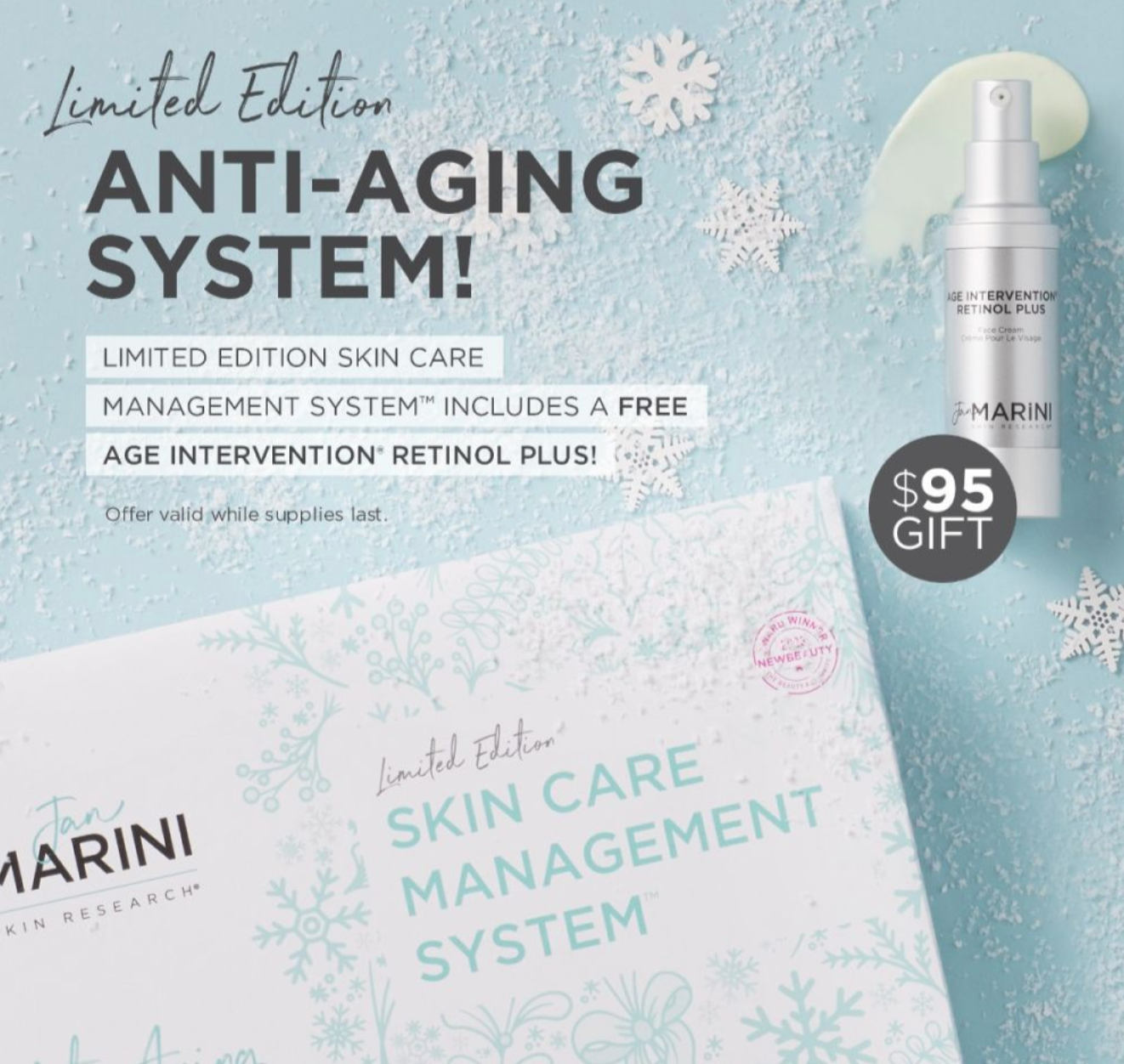 Skincare Management Holiday System WITH FREE RETINOL PLUS